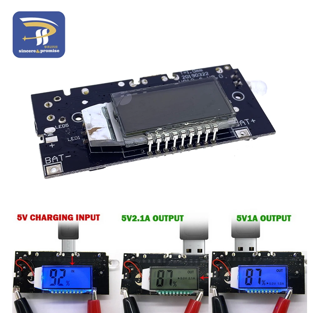 Автоматическая защита! Двойной USB 5V 1A 2.1A мобильный Банк питания 18650 литиевая