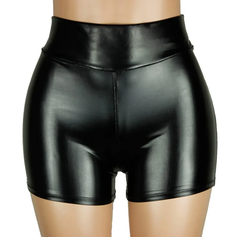 

High Waist Shorts For Women Summer Booty Shorts Korean Style Sexy Black Shorts High Waist Sports Sweatpants Leather Shorts