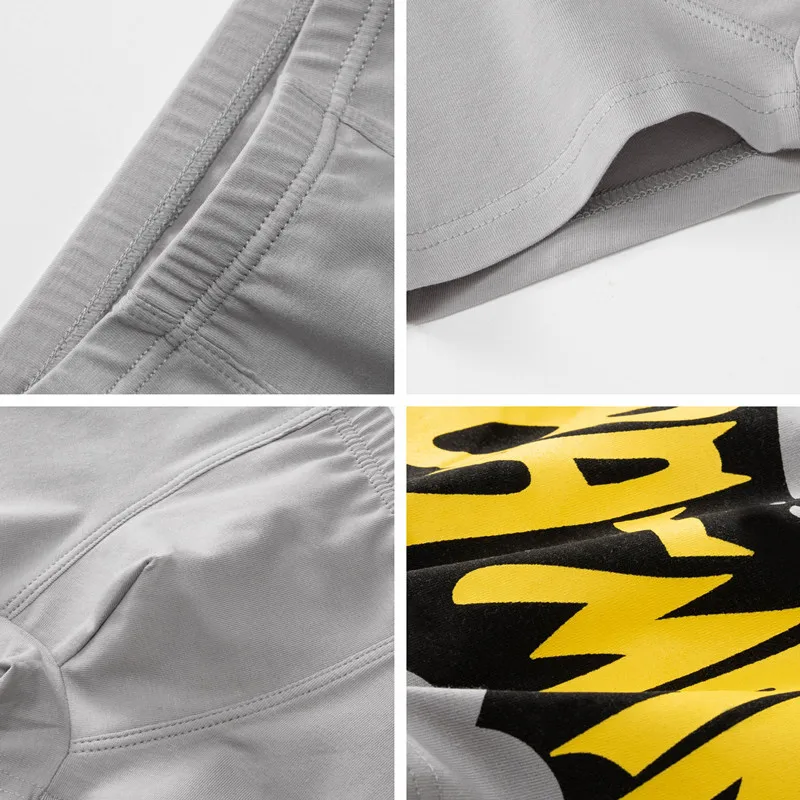 Милые детские хлопковые трусы с принтом человек паук и Железный из мультфильмов