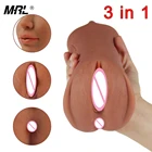 Секс-игрушки MRL для мужчин, Реалистичная Глубокая глотка, Мужской мастурбатор, Минет, реальная киска