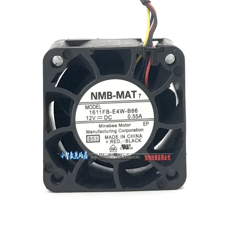 Новые оригинальные НМБ 1611FB-E4W-B86 12V 0.55A 4028 4 см 4-проводной инвертор сервер высокий