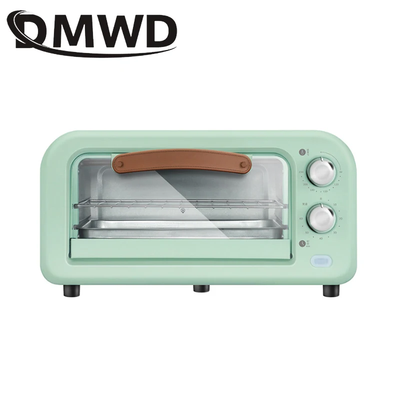 DMWD Мини Бытовая электрическая духовка Многофункциональный пиццы торт гриль для