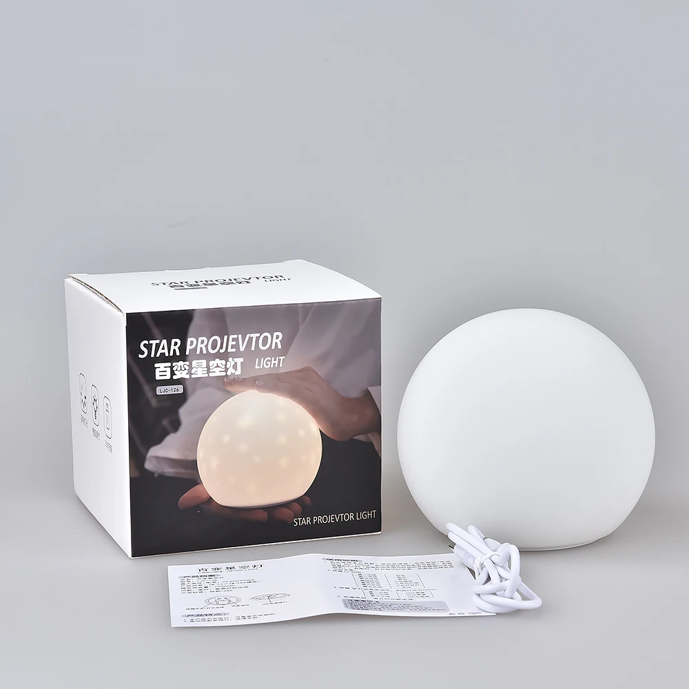 

Led Touch Night Light Ball Star Sky Projector Rechargeable Sleeping Lamp For Kids Baby Children Girl Bedroom Home Decor Gift