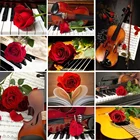 HUACAN 5D DIY Алмазная картина живописное пианино и Роза полная картина из квадратных стразов вышивка продажа Алмазная мозаика Прямая поставка