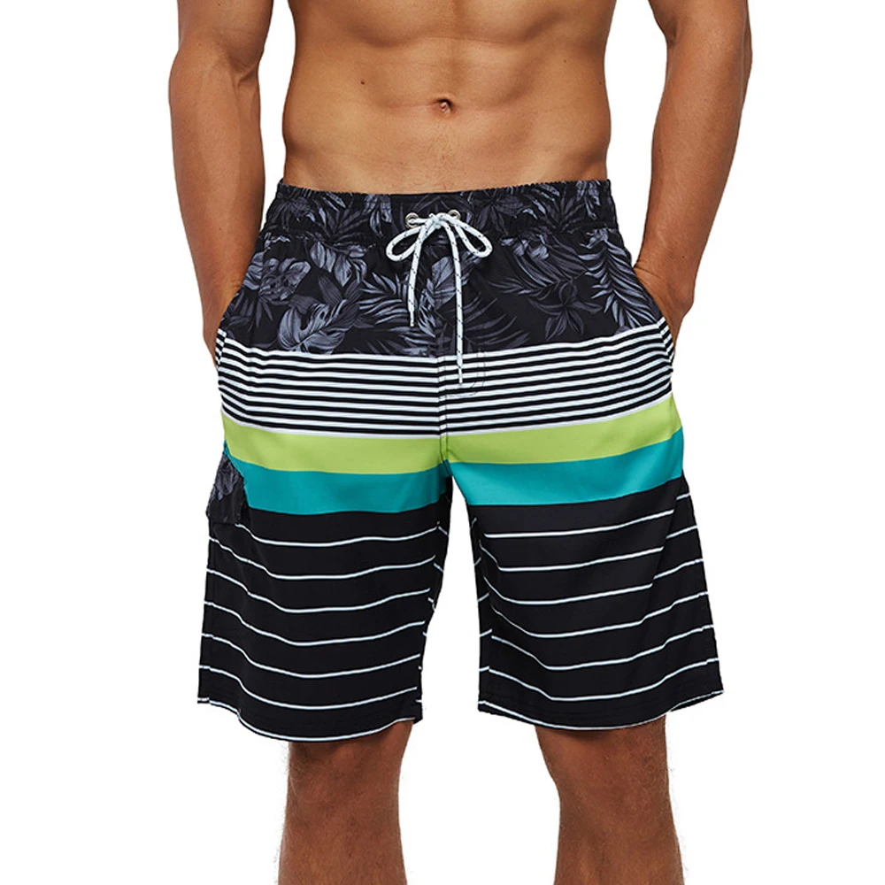 

NEW Beachwear Pockets Large Size M-4XL Men's Beach Pants Printing Casual Loose Sports Surfing Summer Swimming Shorts2020