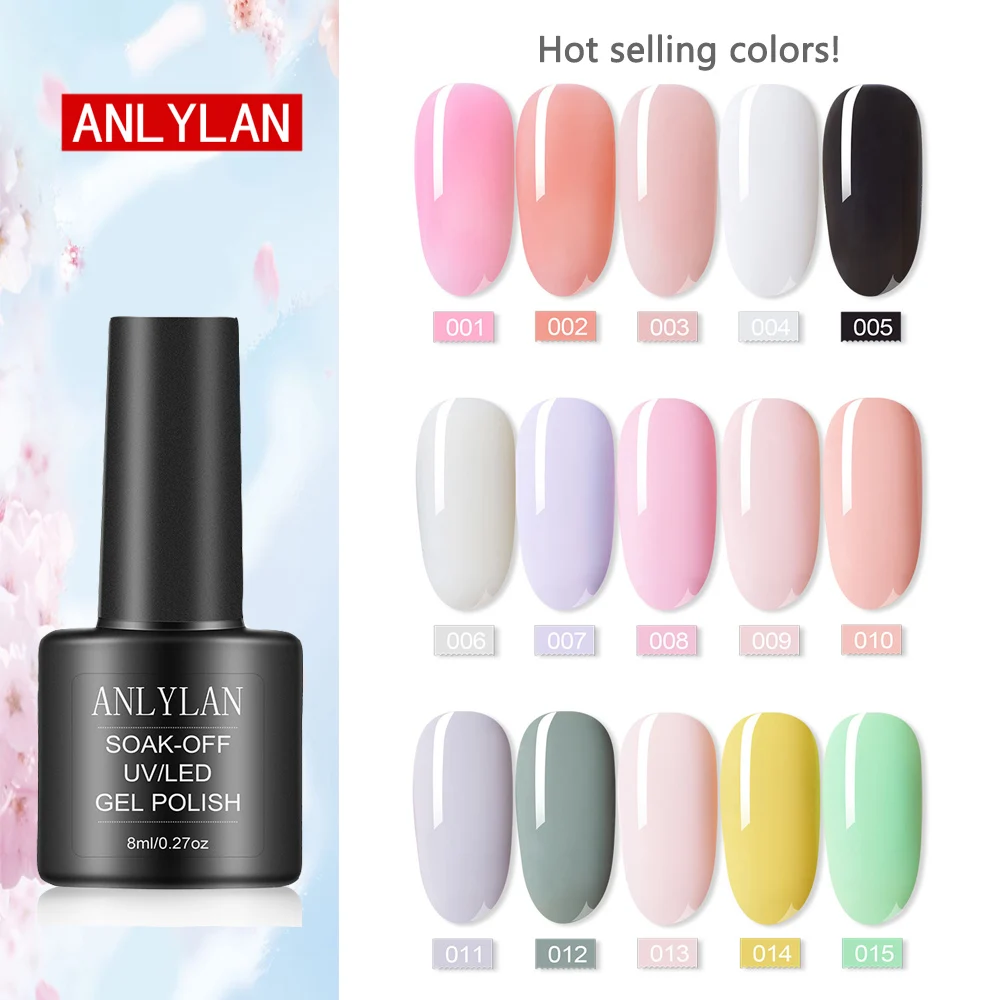 Гель лак для ногтей Полупостоянный блестящий гель УФ праймер|Гель ногтей| |