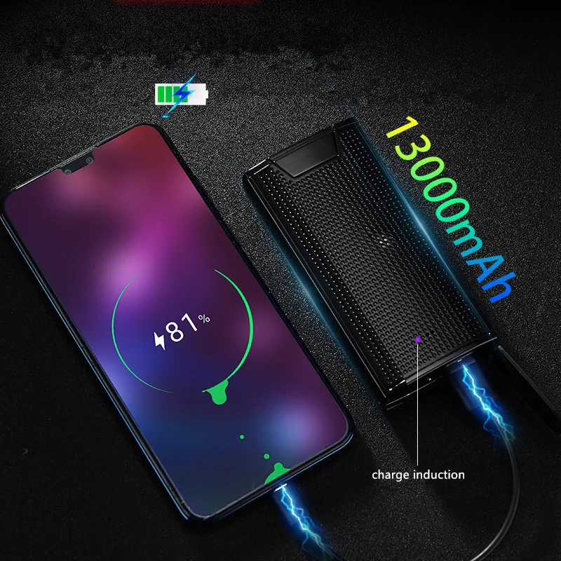 Плазменная Зажигалка 4 в одном bluetooth динамик умный дисплей банк питания зажигалки Подарки другу