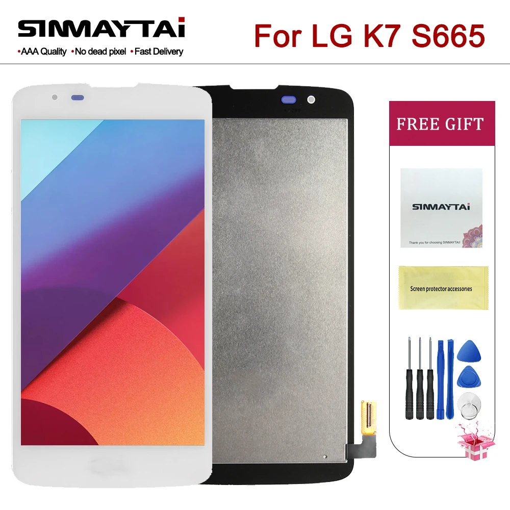 Новый IPS-дисплей для LG K7 ЖК-дисплей Tribute 5 сенсорный экран дигитайзер Запасные