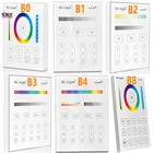Пульт дистанционного управления Milight B0 B1 B2 B3 B4 B8 4-Zone 8 Zone 2,4 ГГц Беспроводная сенсорная панель Wi-Fi диммерRGBWRGB + CCT LED умный пульт дистанционного управления