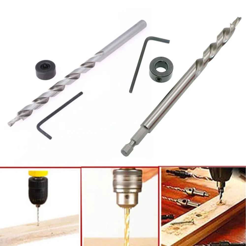 1 шт. 1/4 ''ступенчатое сверло с шестигранным хвостовиком 1/4'' косым