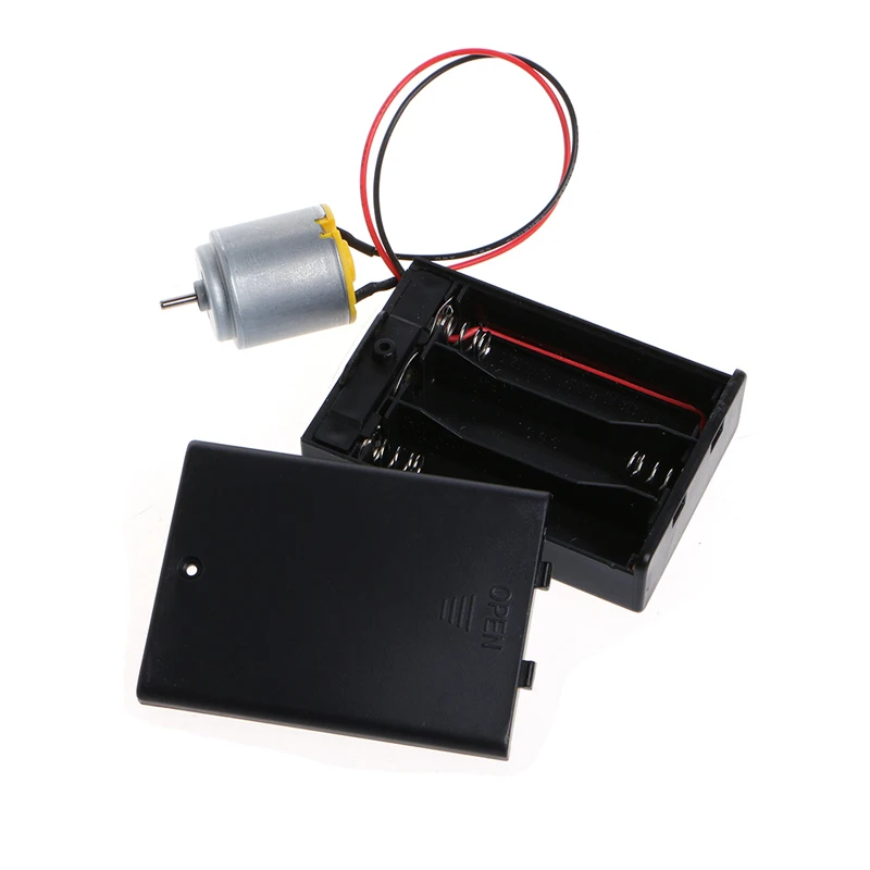 Мини дети светодиодный DC AC образование электрический генератор двигателя