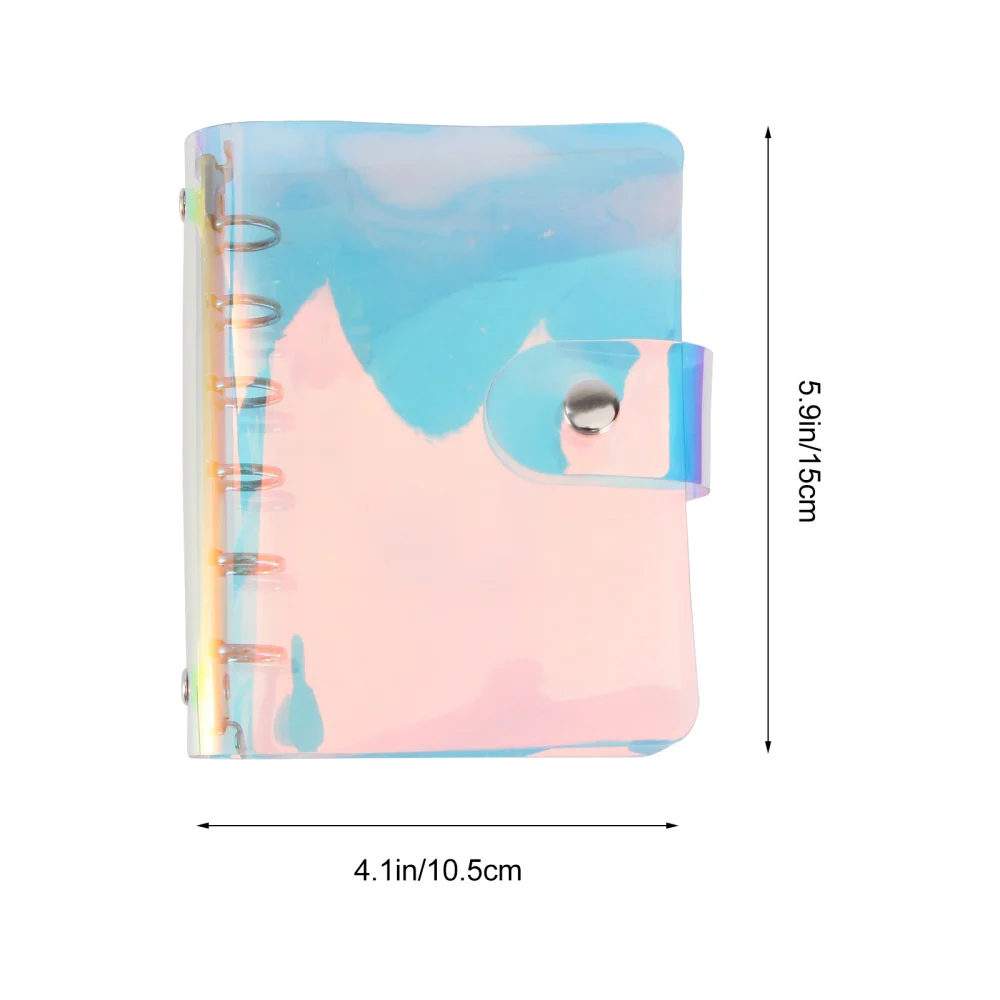 

Colorful Loose-Leaf Binder Creative Transparent File Folder for Home Office School