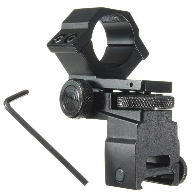 K1 регулируемый крепеж для фонаря с прицельным механизмом, трубка калибром 25 мм, рельс 20 мм, подходит для охотничьей винтовки и др.