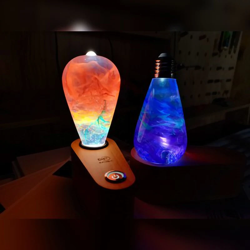 Светодиодный ночсветильник из смолы декоративная лампа для спальни