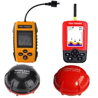 portable 100m portable sonar lcd fish finders fishing lure echo sounder fishing finder alarm transducer lake sea ice fishing