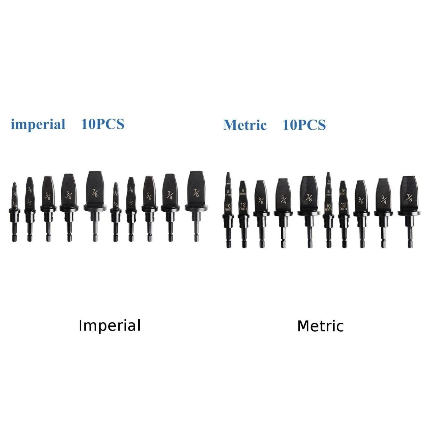 

10pcs Swaging Tool 10X Tube Expander 10* 10pc For Screwdriver Drill Bit