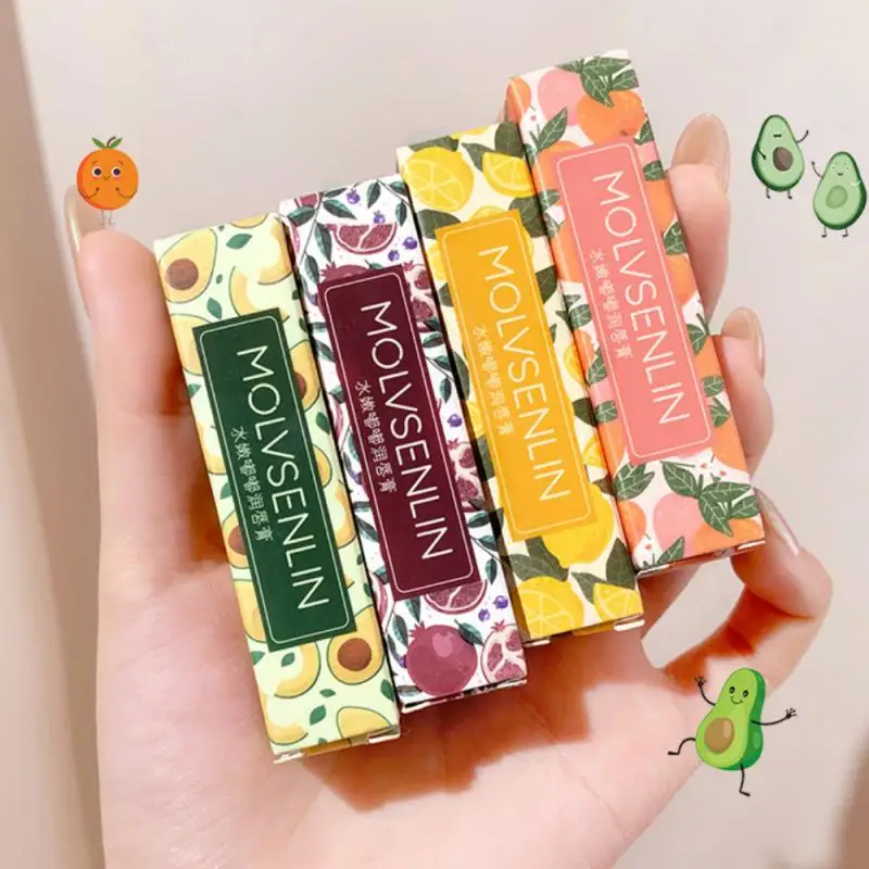 1 шт. увлажняющий бальзам для губ стойкий фруктовый вкус медовый гиалуроновая