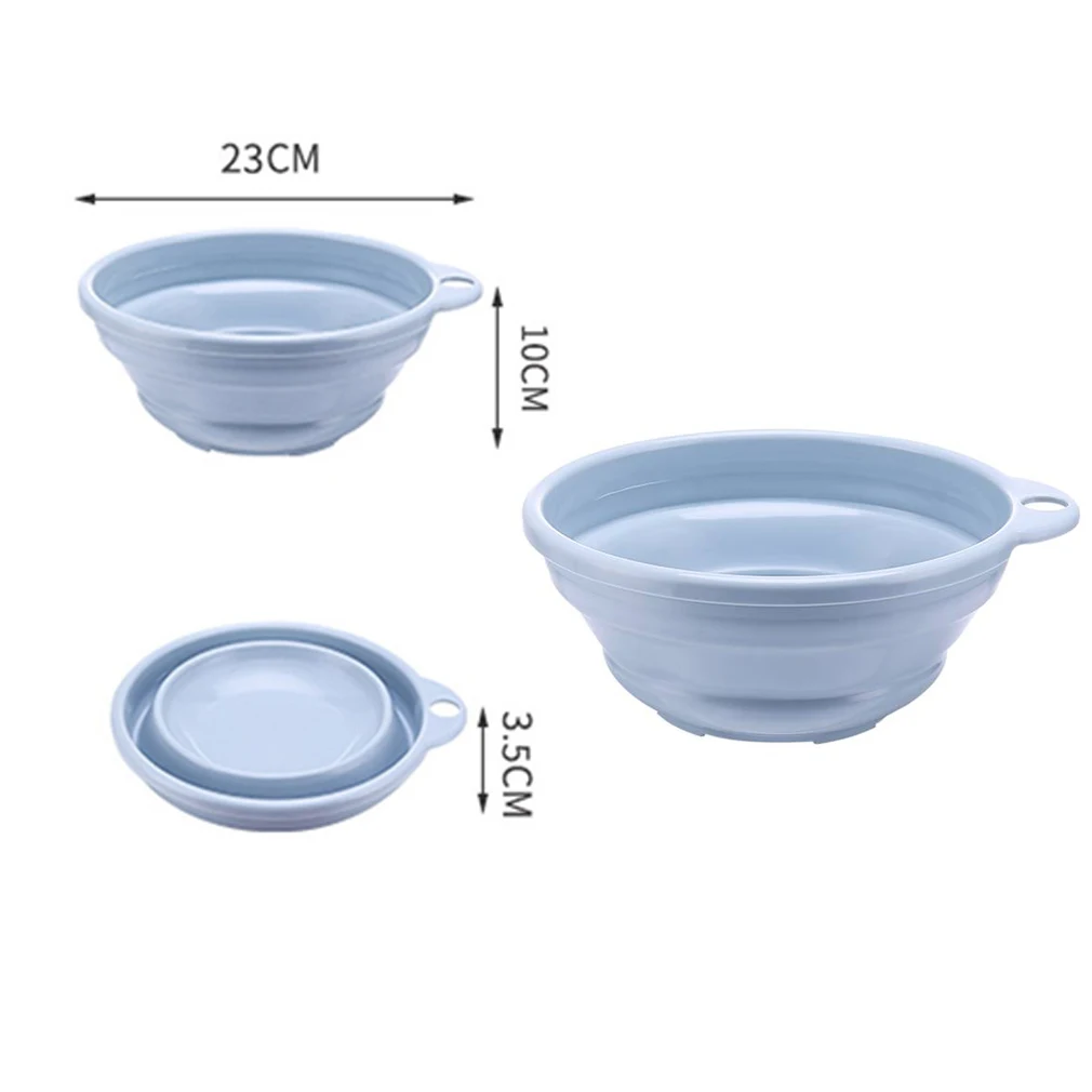 

Foldable Basin Portable Travel Laundry Bason Plastic Pots Scaling Basin Basin Household Folding Basin Outdoor Camping