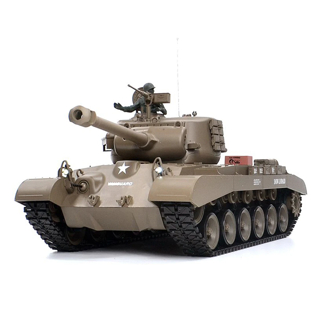 1:16 Американский тяжелый танк Pershing M26 2 4G модель с дистанционным управлением