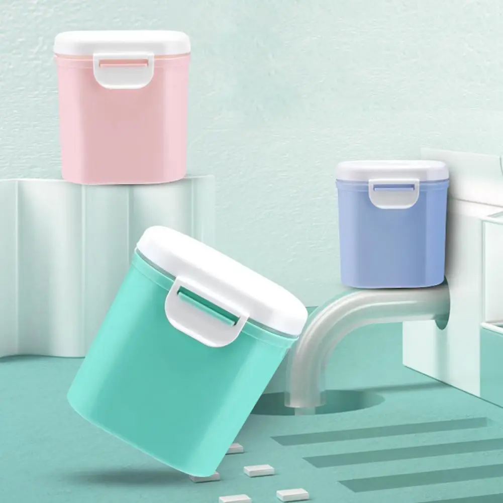 

Portable Large Capacity Baby Milk Powder Container Container Baby Food Storage Box Double Layer Infants Feeding Box For Newborn