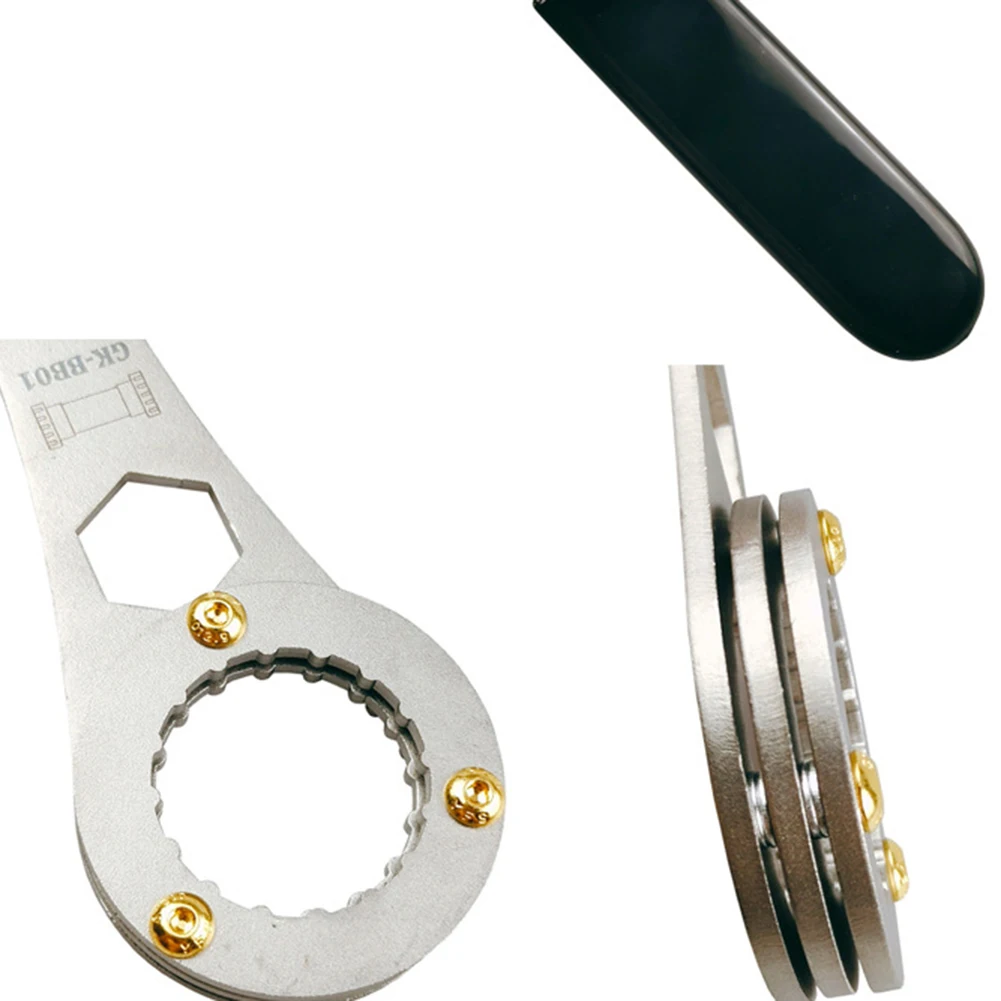 

Multi-function Wrench Bottom Shaft Removal Tool BBR60 MT800 BB9000 Stainless Steel Bottom Bracket Wrench GK-BB01