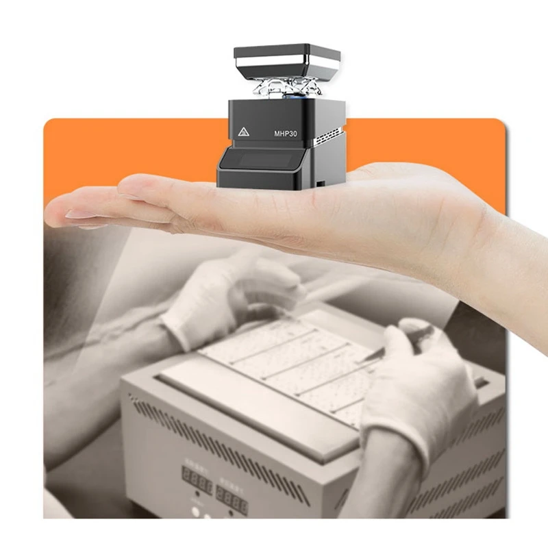 

Mini Portable Intelligent Preheating Station Hot Plate Volume Built-in OLED Display Screen Color Lamp Hot Plate