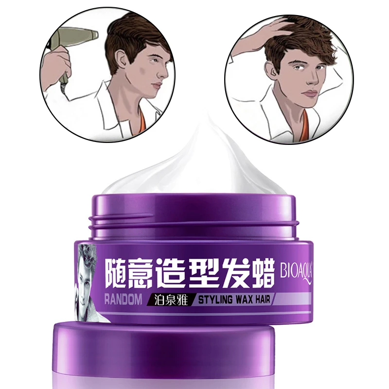 Гель помада для укладки волос мужчин глина грязевой воск матовый молдинговый