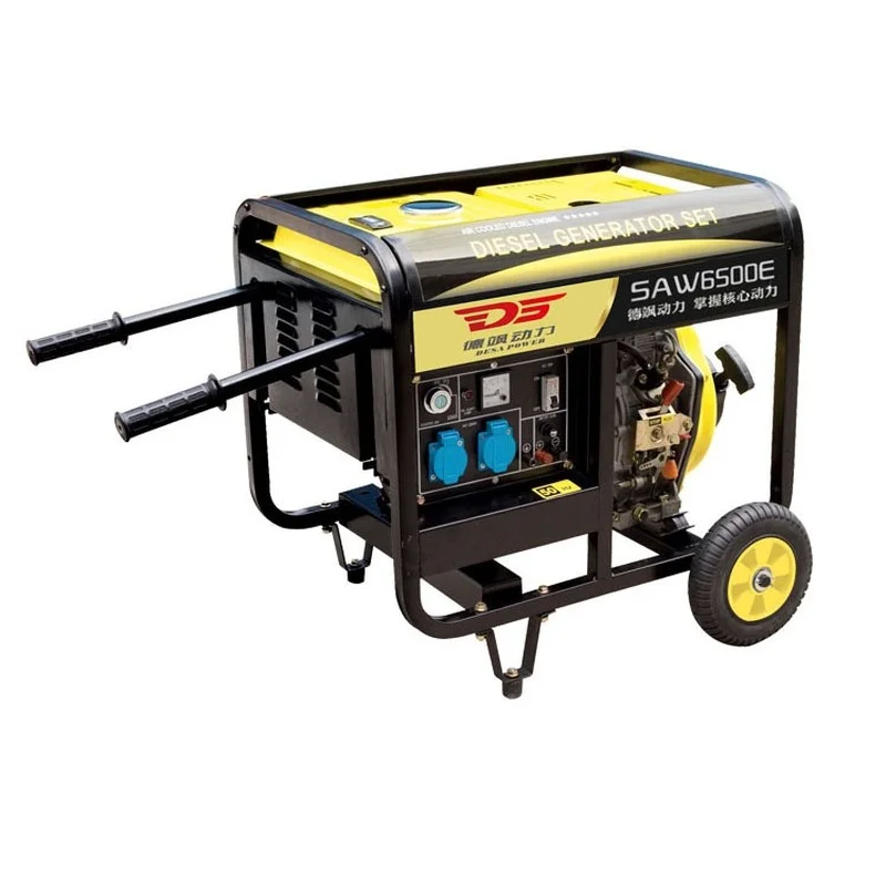 Sawei Power 6kw diesel generator all copper open frame low noise single-phase portable |