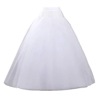 a line hoopless petticoat crinoline underskirt slips 3 layers floor length ball gown skirt for wedding dress