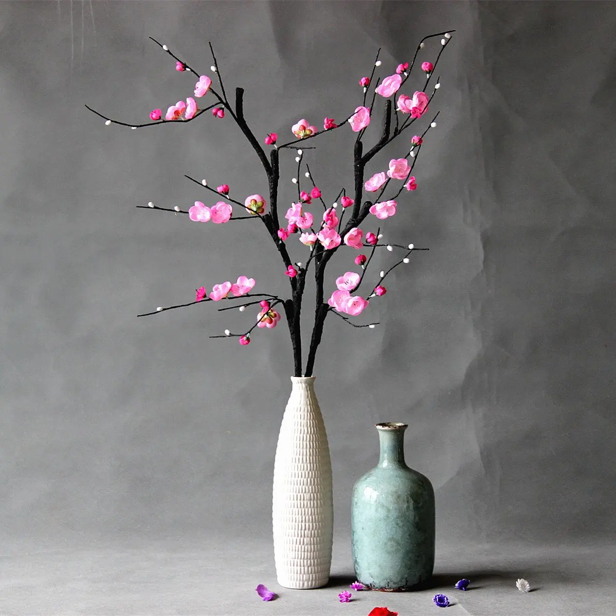 Имитация ветки сливы персиковое дерево искусственный цветок сухие цветы Декор