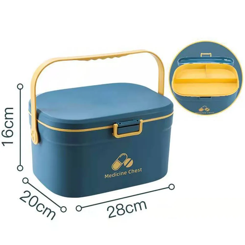 

Nordic Medicine Box Household Plastic Medicine Storage Portable Box Large Medicine Box Small Medicine Box