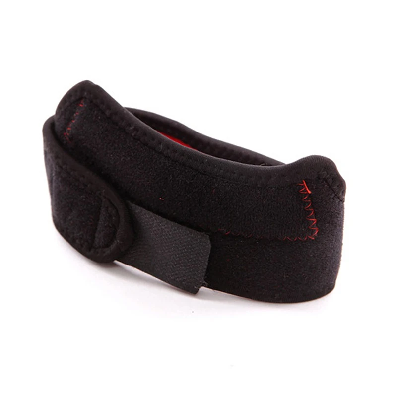 

High Quality 1PC Adjustable Patella Knee Tendon Strap Protector Guard Support Pad Belted Sports Knee Brace Black