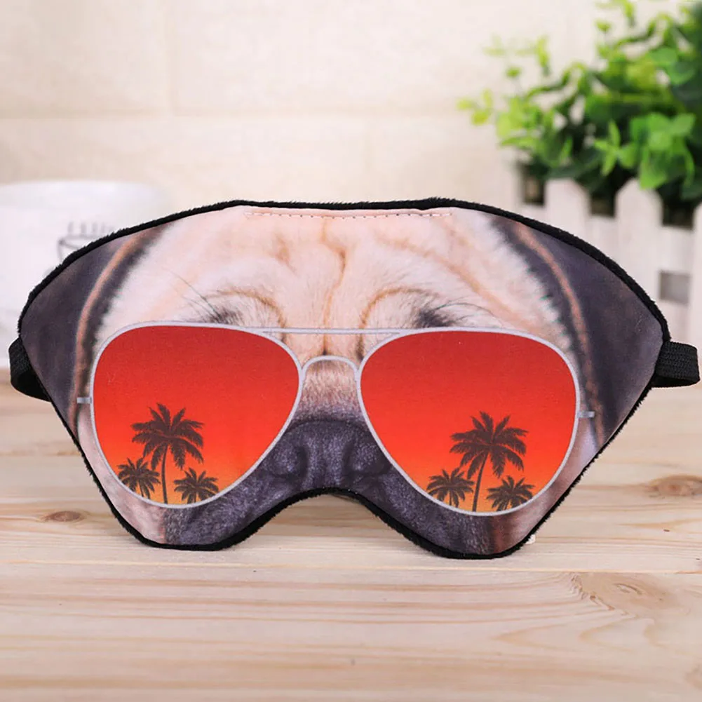 Маска для сна Joylife путешествий офиса прикольная маска глаз с 3D принтом тигра лисы