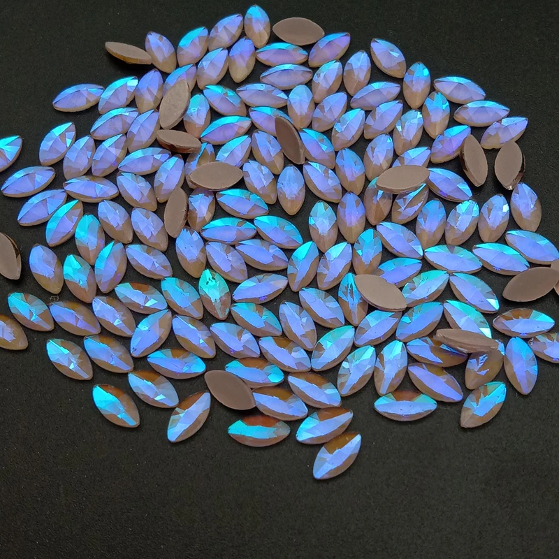 

Wholesale 1440pcs/bag Amethyst Nail Art Rhinestones Flat Design Crystal Purple Glass Stones For 3D Nails Art Decorations