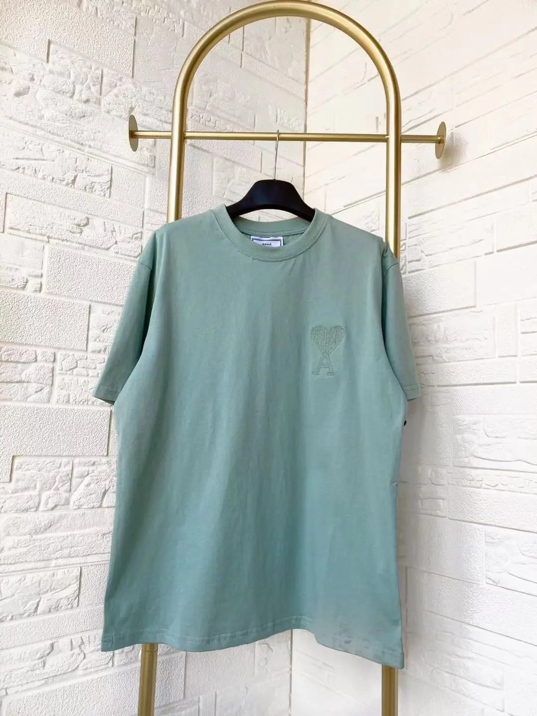 

2021 Summer new AMI Alexandre matiussi Short Sleeve Loose T-Shirt Fashion Casual Letter Printed Oversized Tunic Tops Harajuk