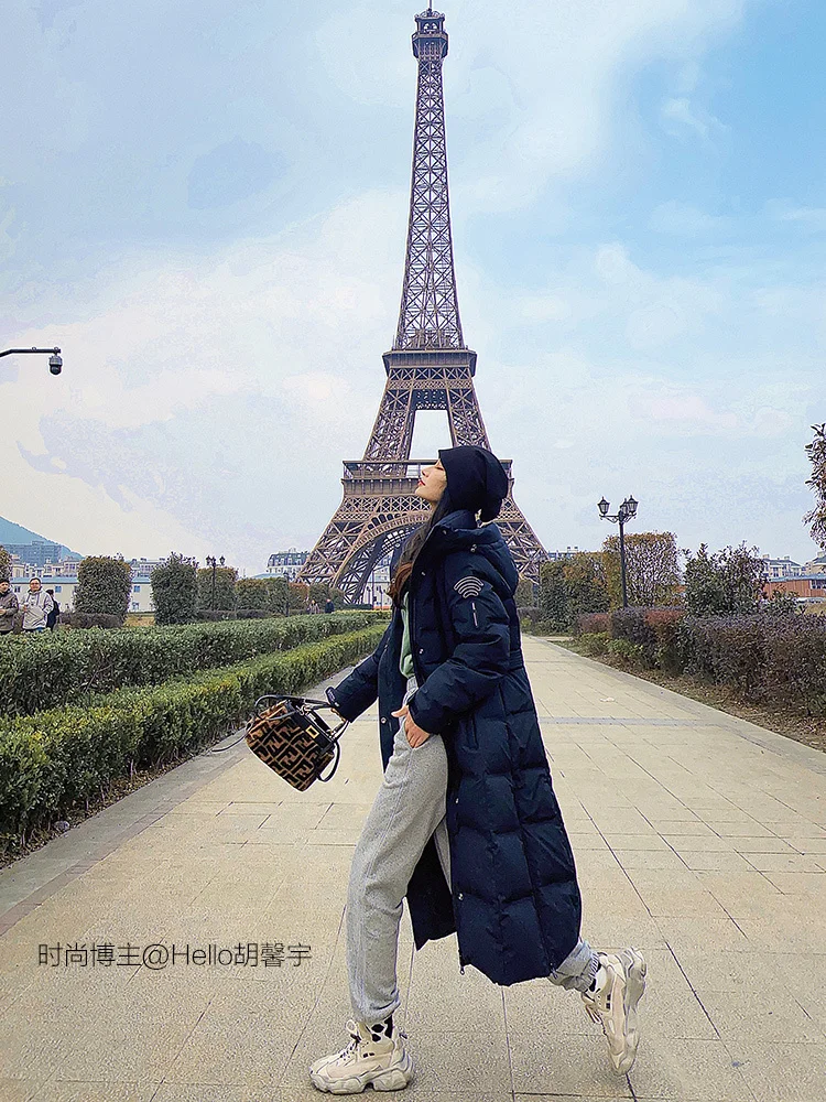 

Bosideng Gotex Infinium ™ Windproof and Breathable Long Goose Down Jacket for Women winter thicken warm jacket B00142224