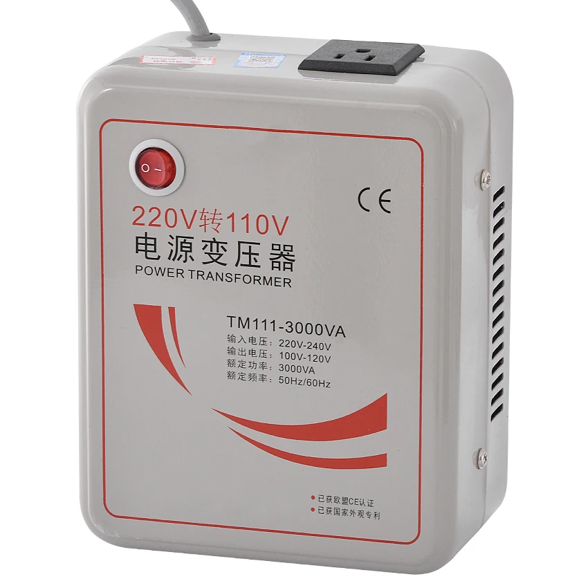 1 шт. понижающий преобразователь напряжения 3000 Вт 3 кВА трансформатор 220 В 240 до 110