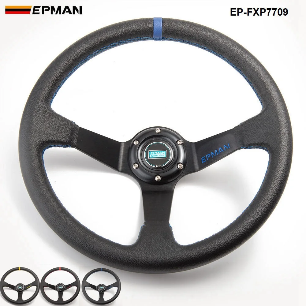 14 بوصة 350 مللي متر Epman أعماق الذرة انجرف PVC عجلة القيادة العالمي سيارة السيارات سباق عجلات القيادة EP-FXP7709
