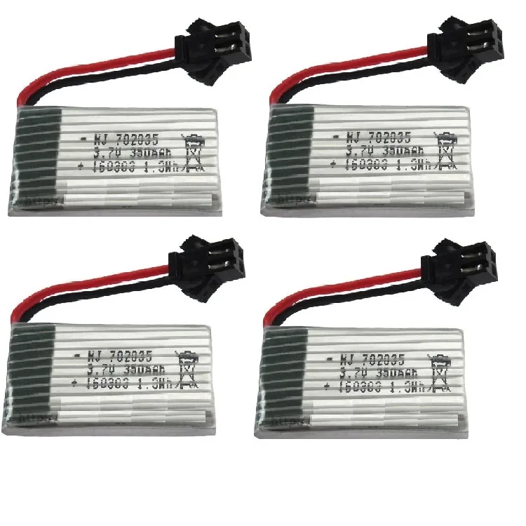 

4PCS lipo battery 3.7v 350mah Helicopter TT661/662/663/664/665 High Endurance High precision low voltage protection boar