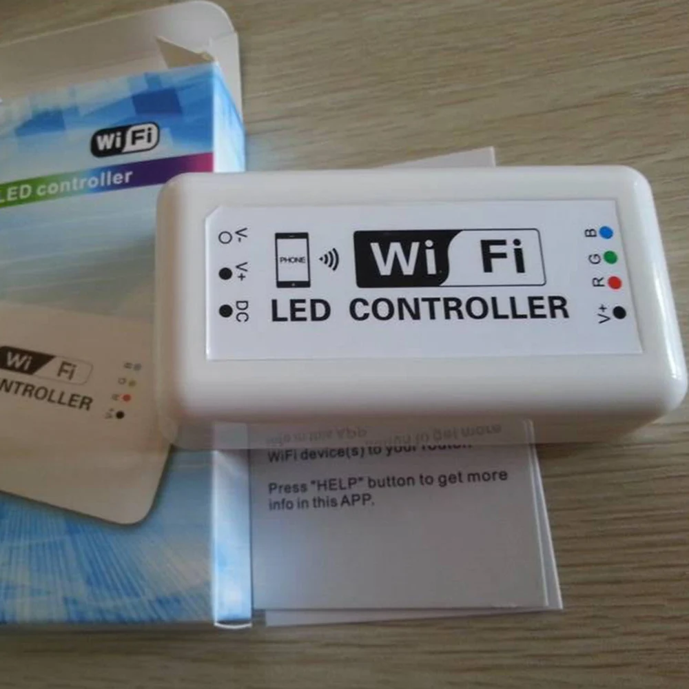 

12-24V Wireless WIFI RGB LED Strip Light Controller Remote For iOS Android Hot WIFI Controller for LED Lamp Light Smart Home