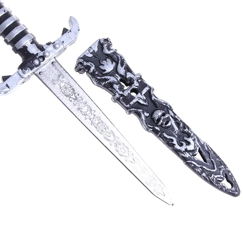 Pirates Dagger for Kids Cosplay Decor DIY Halloween Party Supplies Hot Plastic Pirate Swords Toy Sword Small Phoenix Knife | Игрушки и