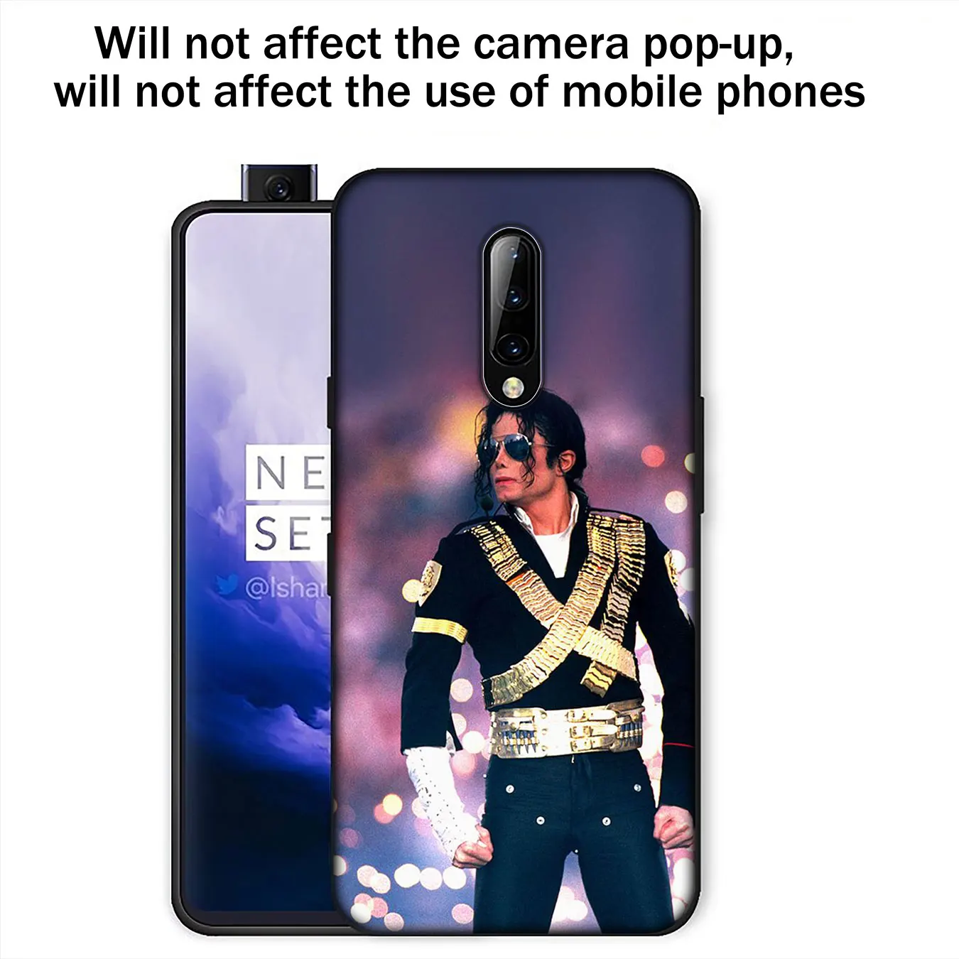 IYICAO Michael Jackson Soft Silicone Phone Case for Oneplus 7T 7 Pro 6 6T 5 5T TPU Black Cover One Plus |