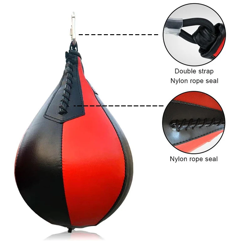Скорость мяч Фитнес боксерская груша PU пробивание надувные Муай Тай поворотный