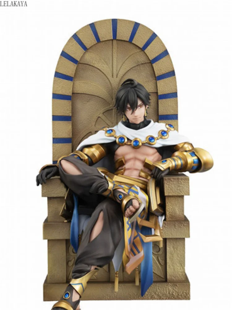 Japan Anime Fate Prototype FGO fate Grand Order Ramesses II Ozymandias Sitting Statue PVC Action Figure Model Toys Doll lelakaya | Игрушки и