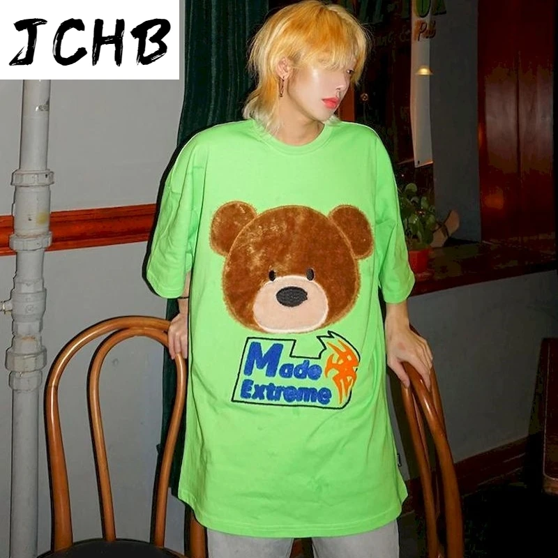 

2021 Couple Clothes Graphic t Shirts Men Clothing Cartoon Printed Oversized t Shirt Short Sleeve T-shirts Summer Preppy Cute Tsh