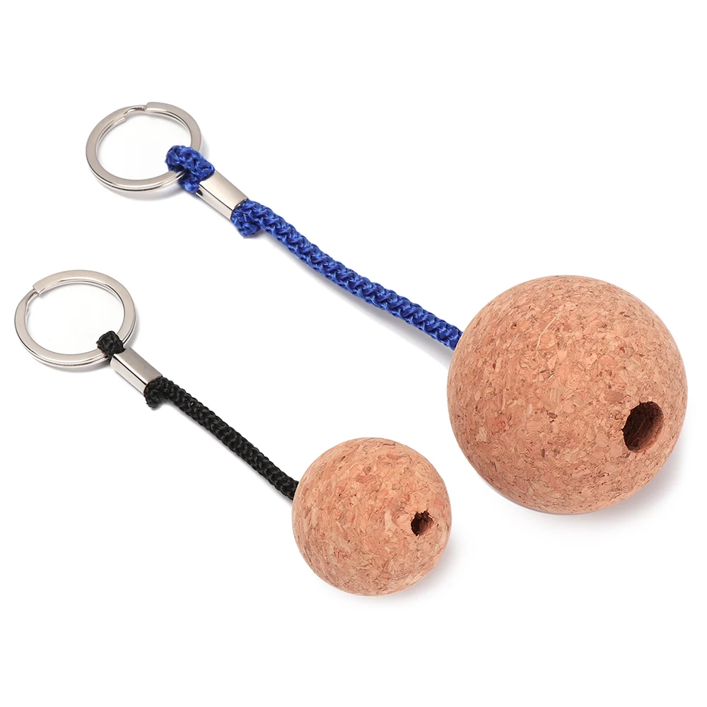 1 шт. 35/53 мм пробковый шар плавающий брелок держатель для пляжа путешествия
