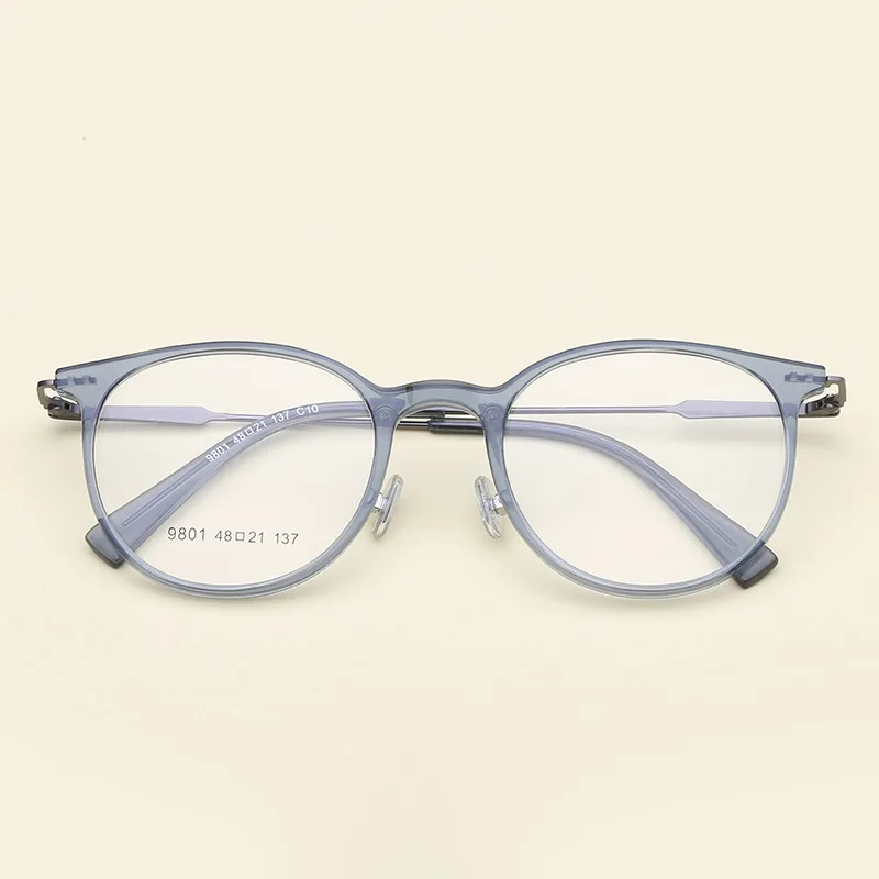 Ultem прозрачные круглые очки для женщин и мужчин оптические в оправе при