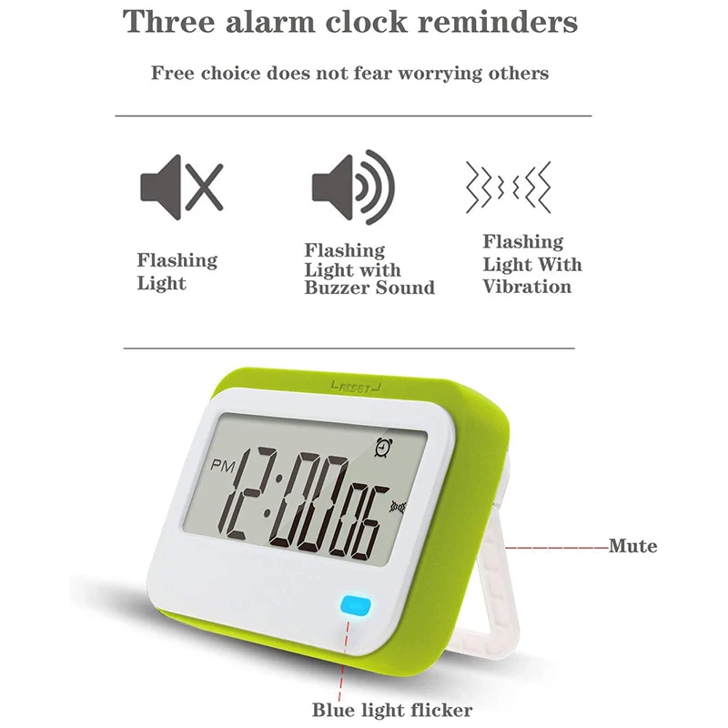 Digital Kitchen Timer Alarm Clock Stopwatch Loud Mute Blinking Light And Magnetic Stand .Kitchen Classroom | Дом и сад