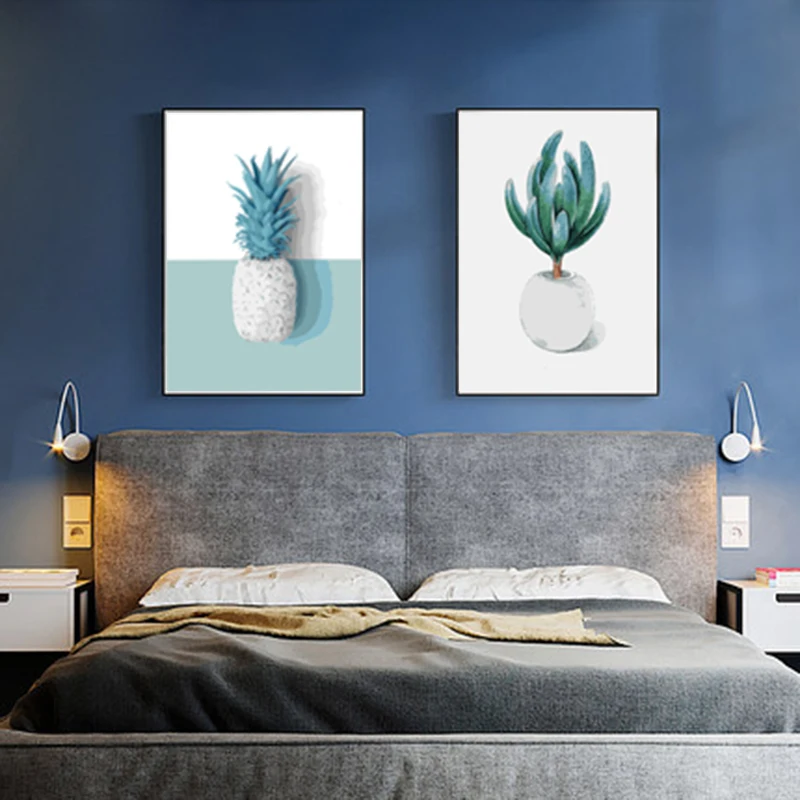 

Painting By Number Pineapple DIY Pictures By Numbers Plant Simple Drawing On Canvas Hand Painted Paintings Art Home Decoration