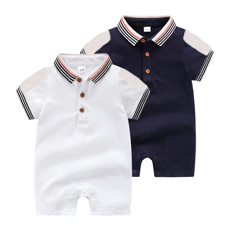 Летний комбинезон костюм для младенцев короткие комбинезоны хлопковая одежда